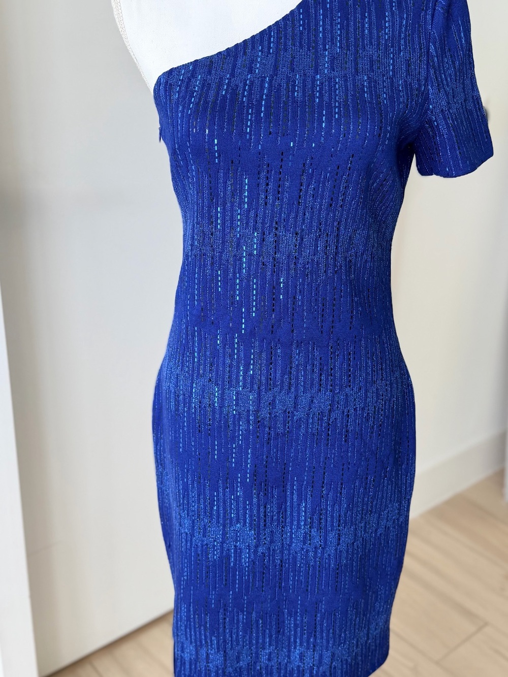 St. John One-Shoulder AZUL Dress